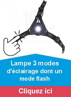 Lampe 3 modes d'clairage dont un mode flash