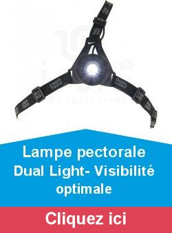 Lampe pectorale Dual Light- Visibilit optimale